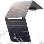 ALLPOWERS 21W 5V Foldable Solar Panel Charger, SP001 Solar Charging Kit with 5V USB-A and USB-C Charging, IP67 Waterproof Portable Solar Panel for Smartphone, Tablets, Outdoor, Camping, Hiking