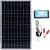 100 Watts Solar Panel Kit, 12V Solar Battery Charger, RV Boats Battery Marine Home Outdoor Off Grid System for Car RV Boat Marine Trailer Automotive